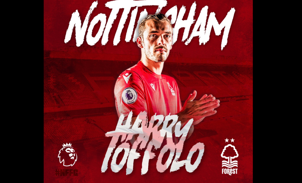 Toffolo played a key role in Huddersfield finishing third in the Championship last season, before losing to Steve Cooper's Forest in the playoff final. — Picture via Facebook