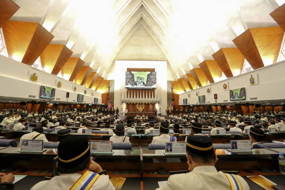 A general view of a Parliament sitting in Kuala Lumpur.  ― Picture by Yusof Mat Isa