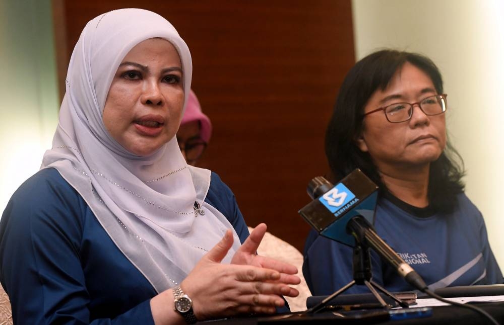 File photo of Datuk Seri Rina Harun in Shah Alam, July 17, 2022. ― Bernama pic