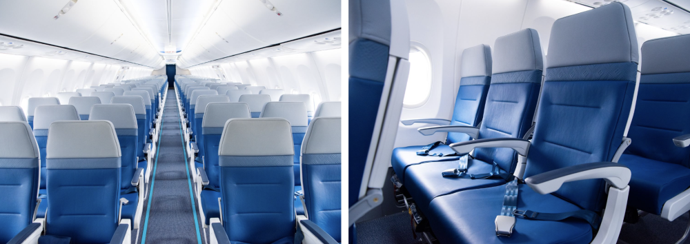 The seats now come with a dual-tone grey and blue colour scheme. — Picture via SoyaCincau