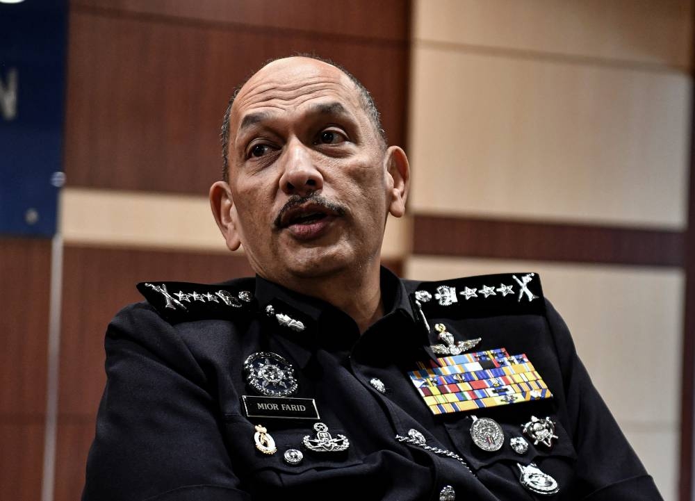 Perak Police chief Datuk Mior Faridalathrash Wahid said five in a family from Kedah who were travelling in the Perodua Alza died at the scene. — Bernama file pic