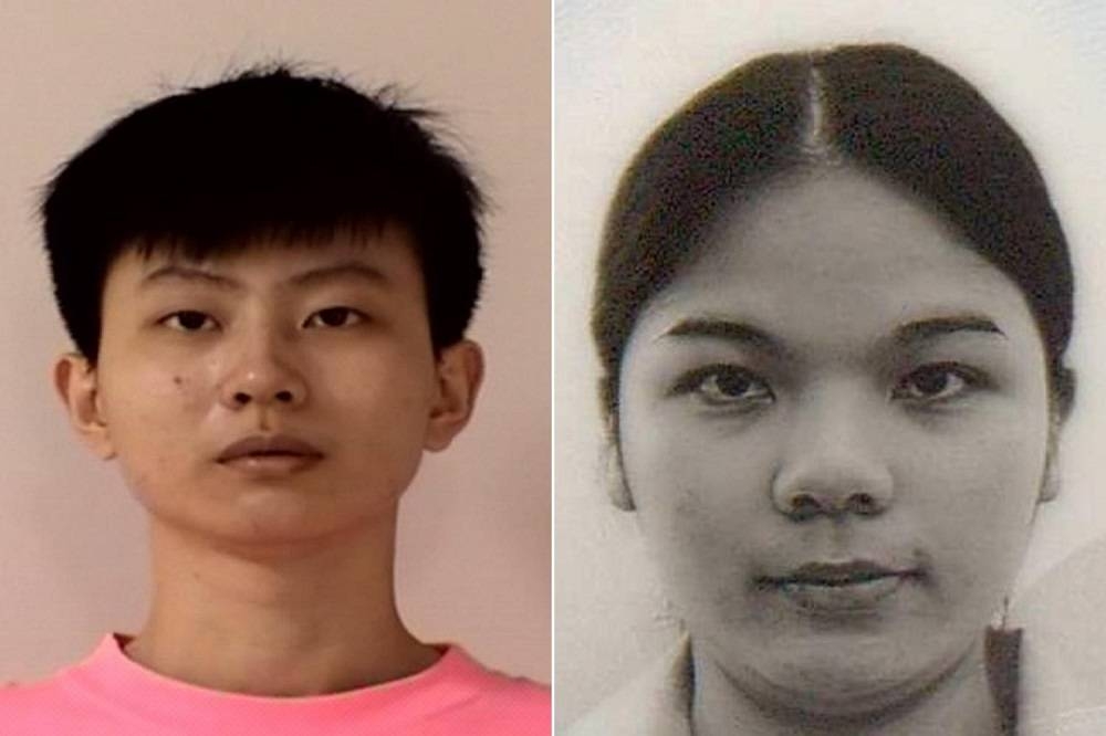 Singaporean Pi Jiapeng (left) and Thai national Pansuk Siriwipa are wanted by the police for allegedly failing to deliver luxury watches and bags, and fleeing across the border. — Picture courtesy of Singapore Police Force via TODAY 