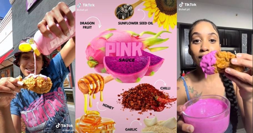 Created by Chef Pii, Pink Sauce is a viral hit on TikTok. — Pictures via TikTok/ETX Studio
