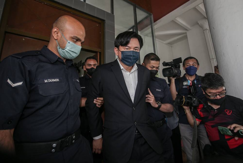 Paul Yong at the decision of his rape case in Ipoh High Court, July 27, 2022. — Picture by Farhan Najib