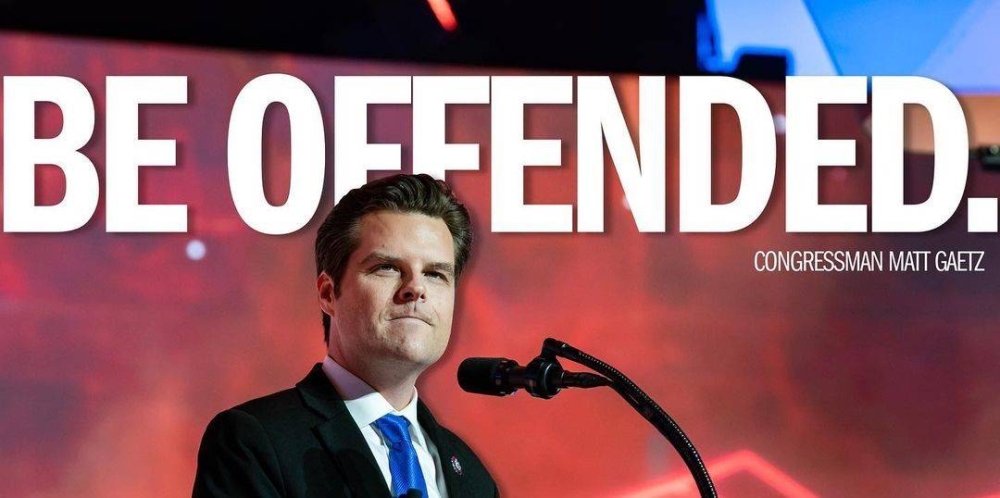 Gaetz appears to be doubling down on his comments on social media, even as he draws criticism over allegations of sexual misconduct. — Picture via Instagram/ repmattgaetz
