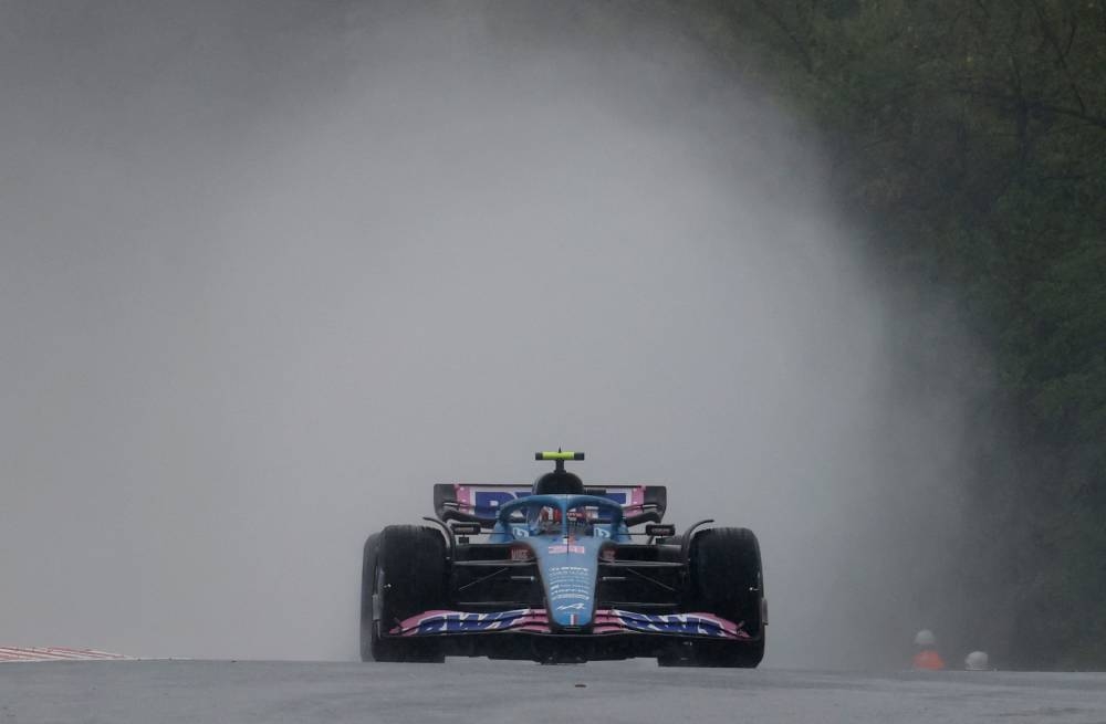 Alpine’s Esteban Ocon in action during practice at the Hungaroring in Budapest, July 30, 2022 — Reuters pic