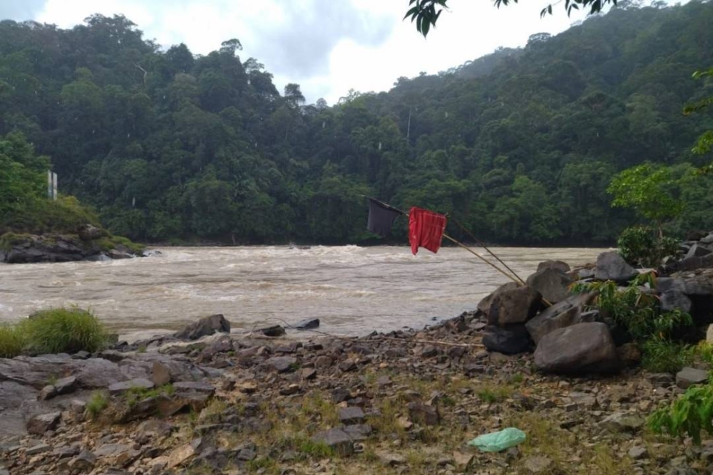 A photo of the Pelagus Rapids by the SAR team. — Picture via Borneo Post