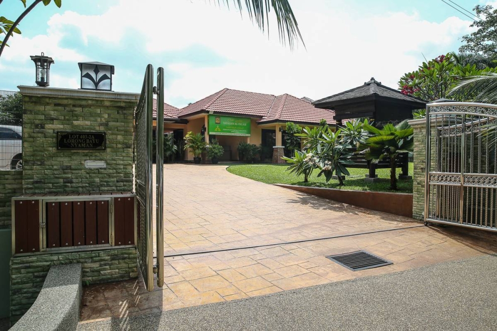 A general view of the Yayasan Al-Falah building at Country Heights in Kajang August 1, 2022. 