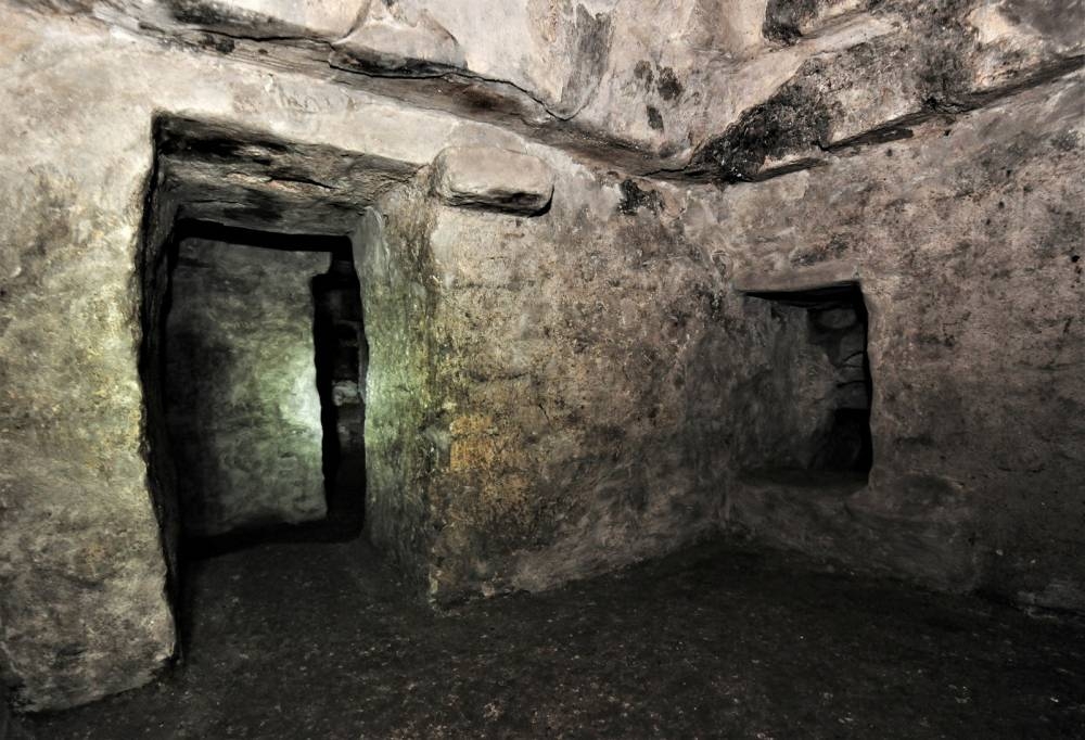 Part of an area is pictured, where archaeologists of the National Institute of Anthropology and History (INAH) found remains that reveal cremation rites for Mayan rulers at Tonina pyramid, in Ocosingo, Chiapas state, Mexico. — Handout by INAH via Reuters