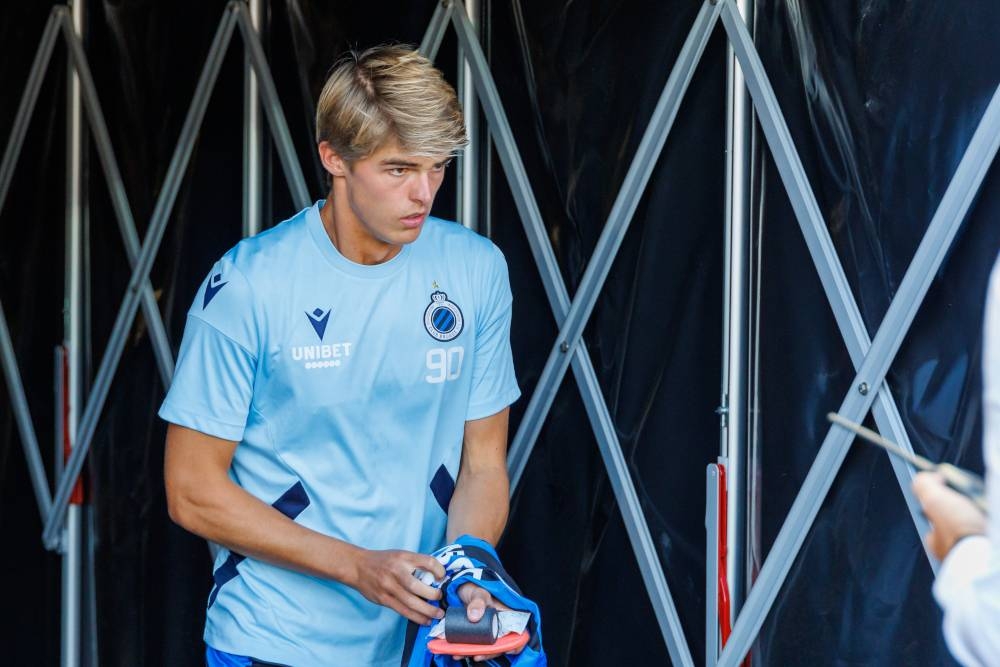 Charles De Ketelaere pictured during a football match between Club Brugge KV and KAA Gent, July 17, 2022 in Brugge. — Belga pic via Reuters 