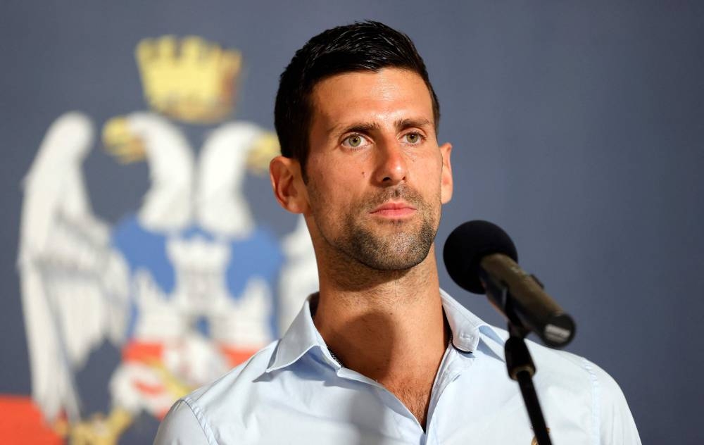 Djokovic has previously said he was prepared to miss Grand Slam tournaments rather than take the Covid-19 vaccine. — AFP pic