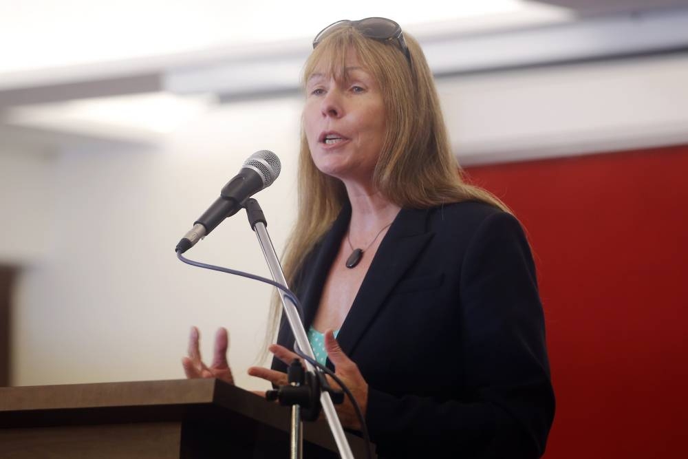 Founder of Sarawak Report Clare Rewcastle Brown speaks during her book's Ipoh launch in this file photo taken on September 22, 2018. — Picture by Farhan Najib