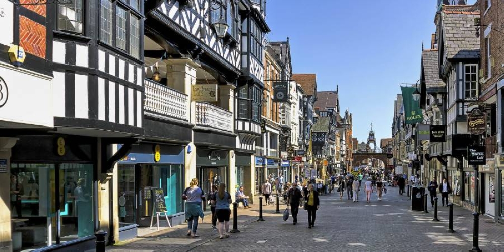 Chester, in the United Kingdom, is the most beautiful city in the world according to the golden ration of its architecture. — Picture courtesy of George-Standen / Getty Images via ETX Studio