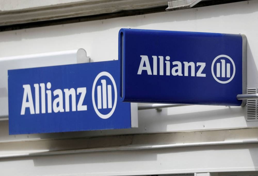 The logo of Allianz is seen on a building in Paris, France, April 30, 2020. — Reuters pic