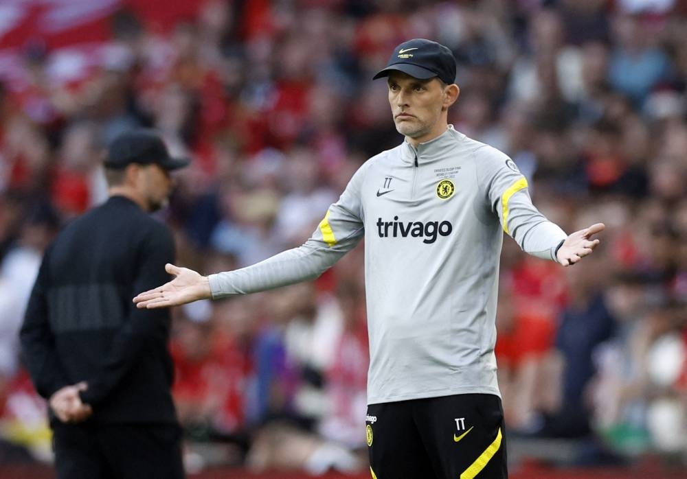 Tuchel expressed concerns yesterday that players could be affected in the months before and after the mid-season World Cup in Qatar, saying the emotions and demands of football's showpiece tournament could leave them drained. — Reuters pic