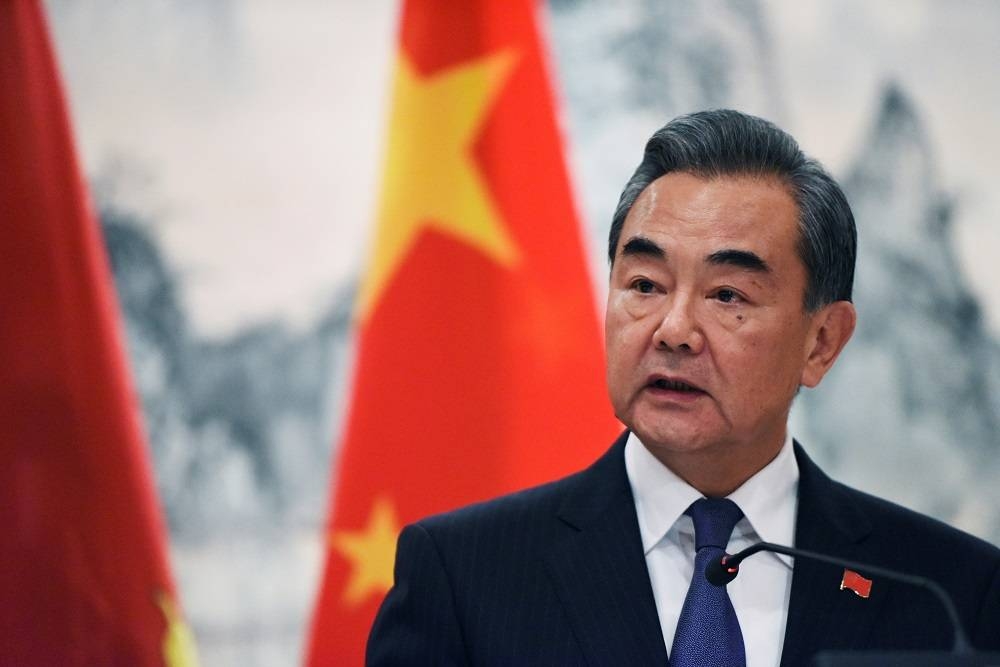 Chinese Foreign Minister Wang Yi accused the US of 'sophistry' in its approach to Taiwan. — Reuters pic