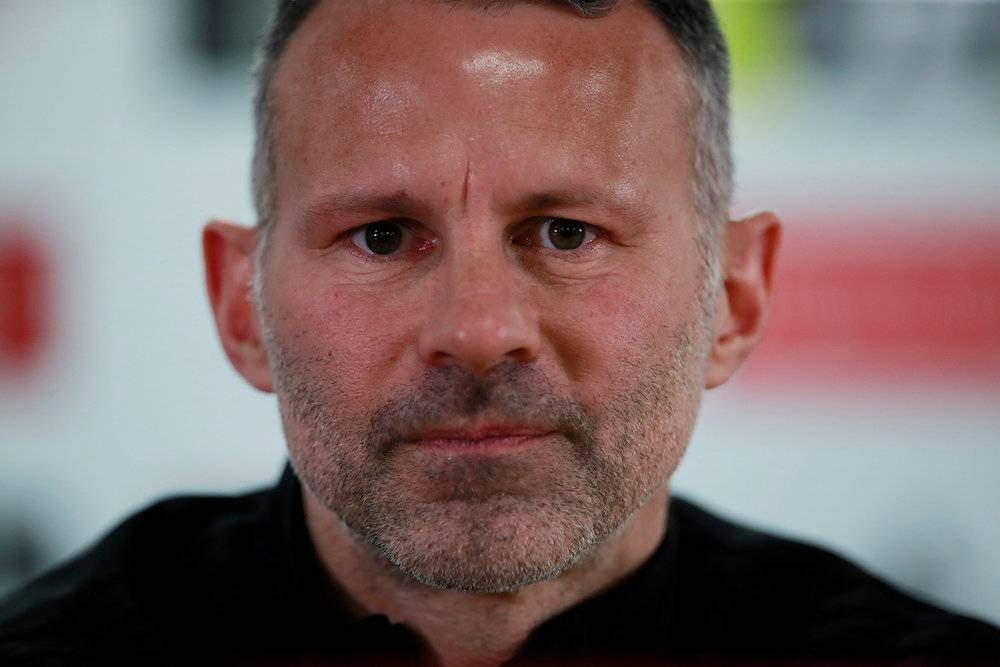 Wales manager Ryan Giggs attends a press conference before their Euro 2020 qualifier against Slovakia in Cardiff March 23, 2019. — Action Images pic via Reuters