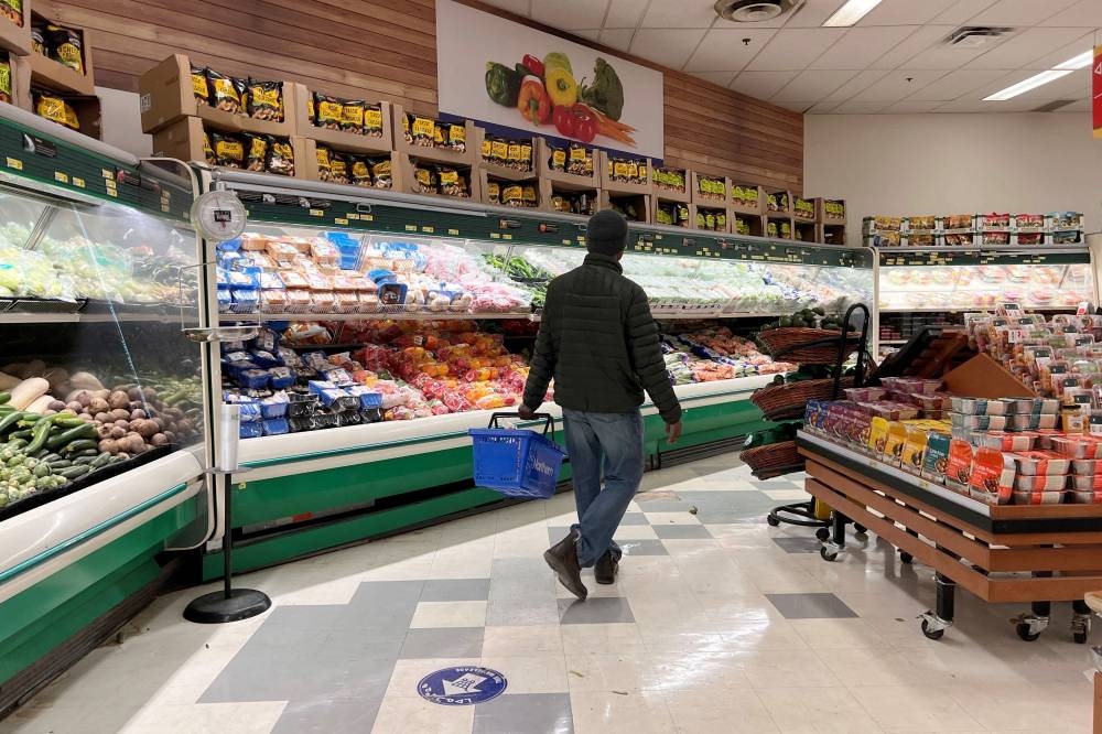 A person shops at the North Mart grocery store in Iqaluit, Nunavut, Canada July 28, 2022. —Reuters pic