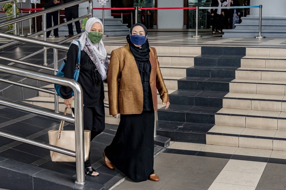 Former spy chief Datuk Hasanah Abdul Hamid is pictured at the Kuala Lumpur August 9, 2022. — Picture by Firdaus Latif