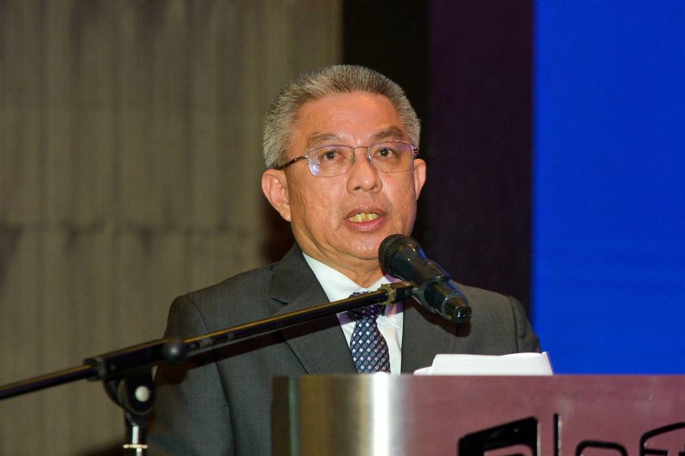 Minister of Science, Technology and Innovation, Datuk Seri Dr. Adham Baba said that the 'National Robotics Roadmap 2021-2030' envisioned developing Malaysia into a robotic hub,— Picture by Shafwan Zaidon