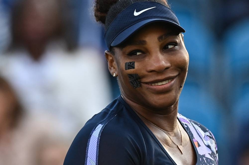 Serena Williams declared Tuesday on Instagram the 'countdown has begun' to her retirement. — AFP pic