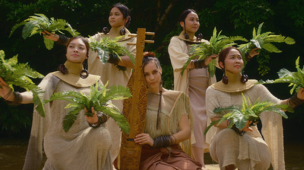 The 'Put Burui' music video was shot in Semadang, Sarawak and is based on the traditional Kenyan song used for the female hornbill dance.  -- Photo courtesy of Alena Murang.