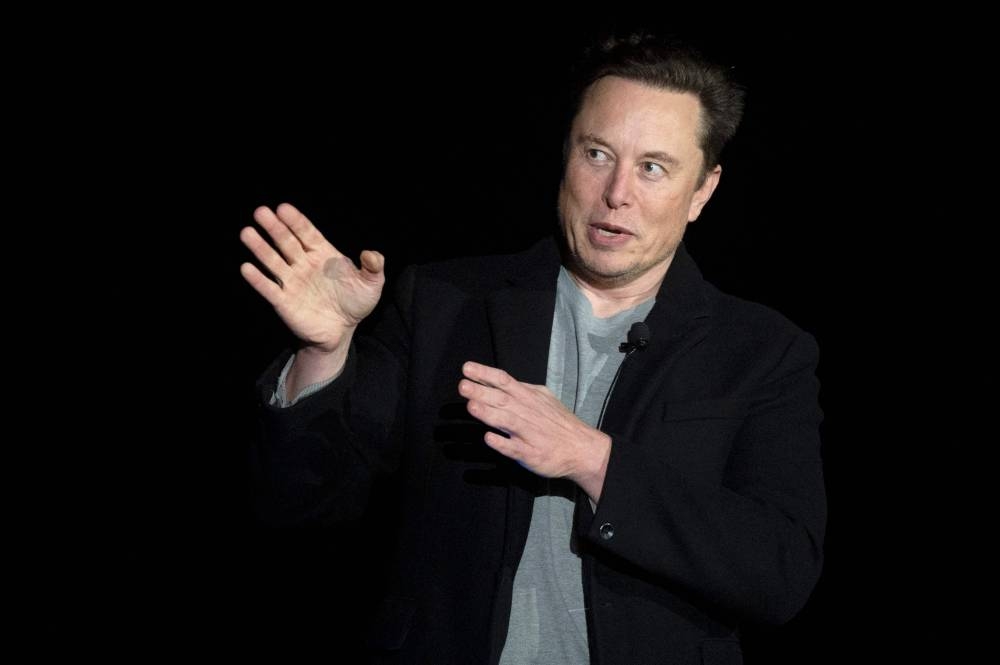 Elon Musk sold some 7.9 million shares between August 5 and 9, according to filings published on the Securities and Exchange Commission’s website. — AFP pic