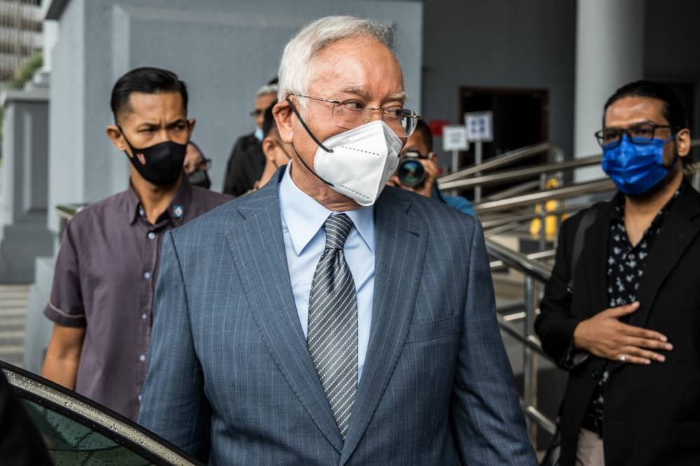 Mohd Nizar, 44, is seen to be fit enough to replace his father if Najib is not eligible to contest in the coming GE15. — Picture by Firdaus Latif