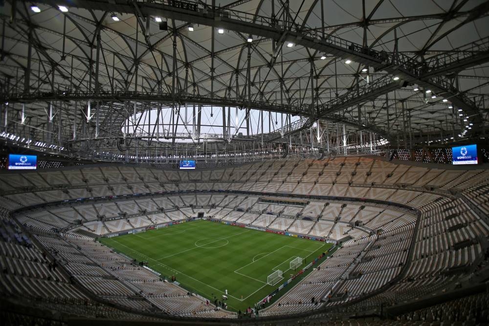 A general view shows the Lusail Stadium, the 80,000-capacity venue which will host the Fifa World Cup final in December, on the outskirts of Qatar’s capital Doha, August 11, 2022. — AFP pic  