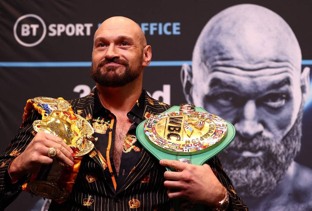 WBC heavyweight champion Tyson Fury said he is retiring from boxing on his 34th birthday August 12, 2022, having previously performed a number of U-turns over his future in the sport. — AFP pic 