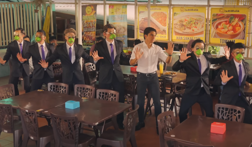Muar MP Syed Saddiq Abdul Rahman made a cameo dancing and giving a speech in Namewee's latest music video.