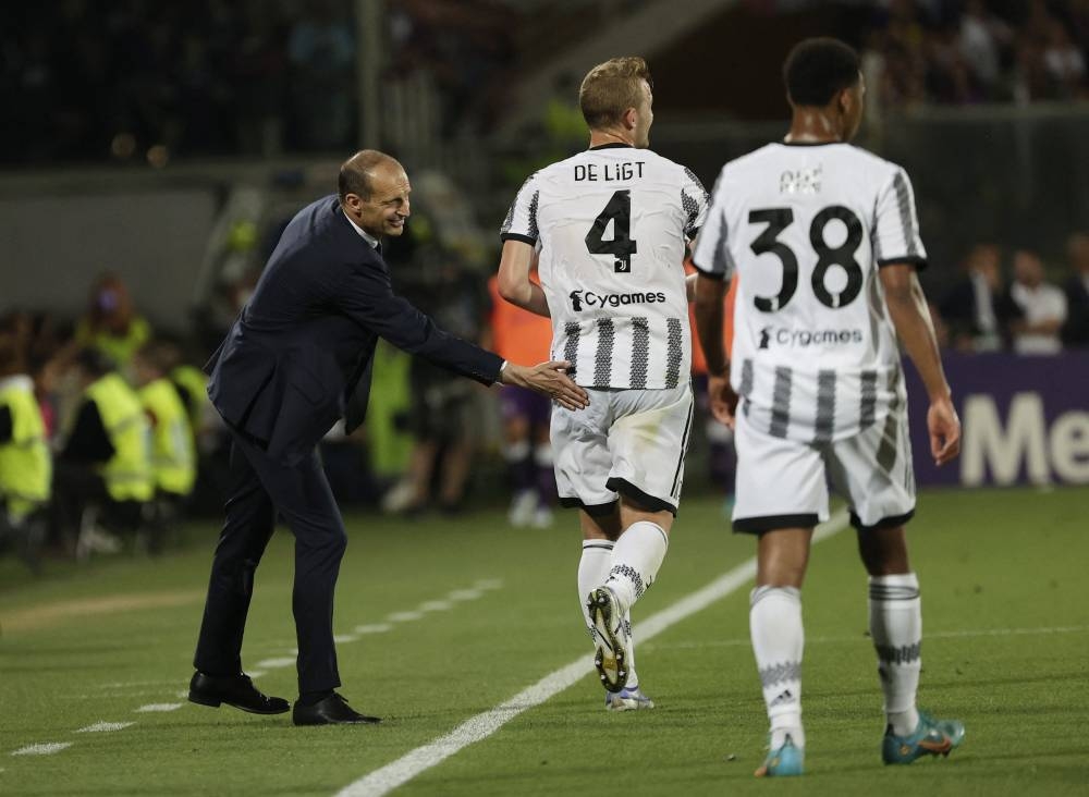 Juventus coach Massimiliano Allegri took charge of the Turin-based club for the second time last year and is looking to improve on last season’s result, their second fourth-placed finish in a row after winning nine consecutive titles. — Reuters pic