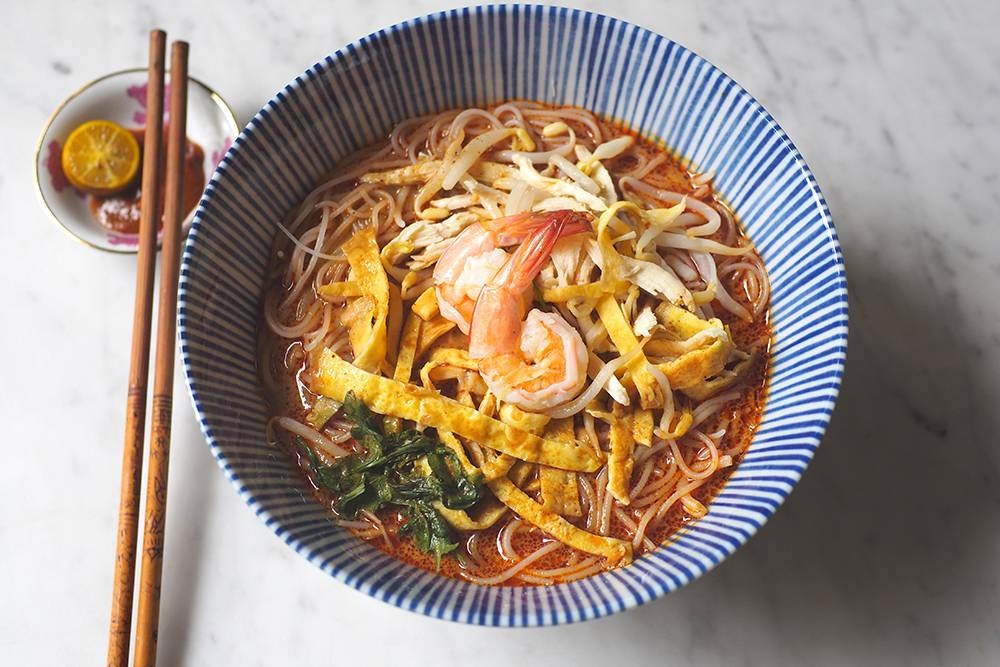 The crowd favourite at Rustic Borneo Kitchen is the fragrant Sarawak 'laksa' that you can slurp up the broth till the last drop. – Pictures by Lee Khang Yi