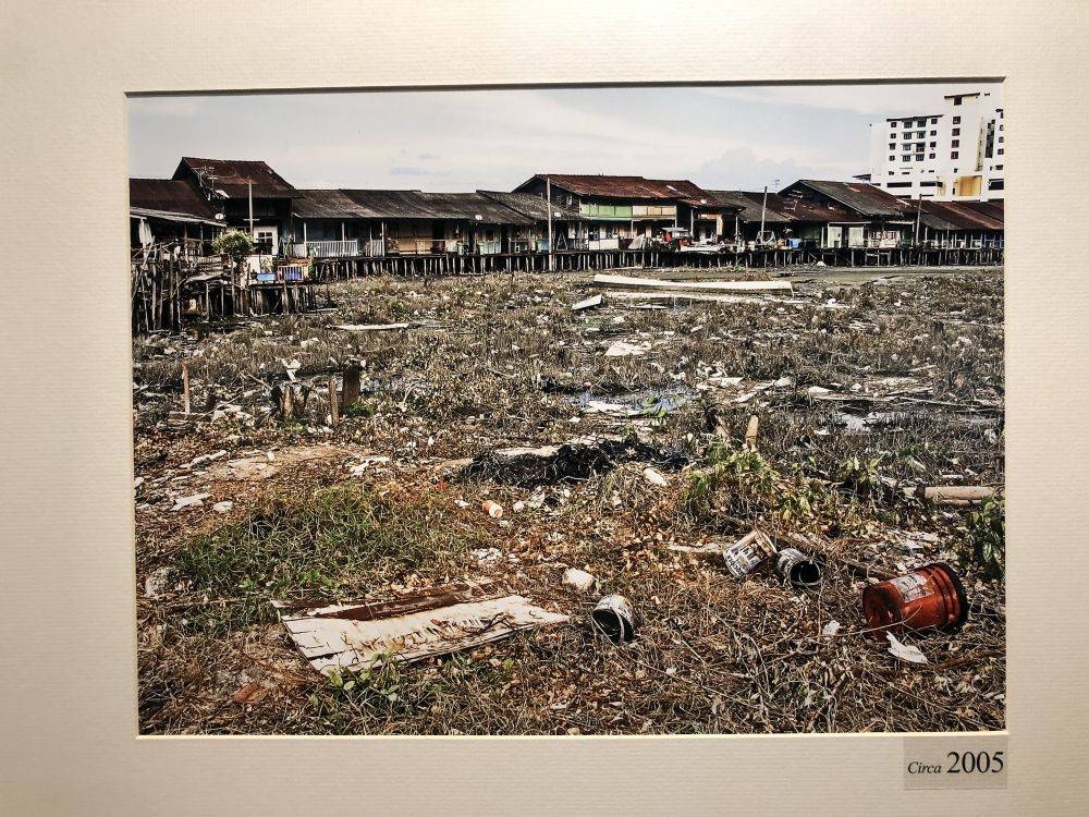 Rubbish and debris strewn across the swamp after the mangrove was cleared. — Picture courtesy of Dr Ooi Cheng Ghee