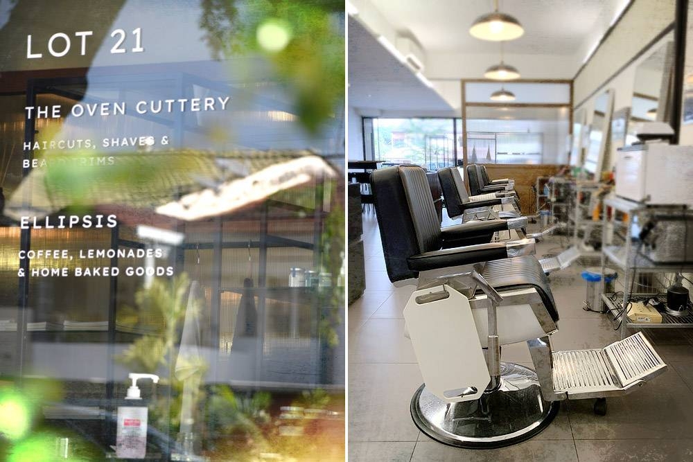 Lot 21 in Damansara Utama, PJ now houses Oven Cuttery, a barbershop, and Ellipsis, a café.