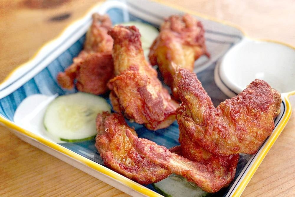 Eat with your fingers: Nam Yue Fried Chicken Wings.