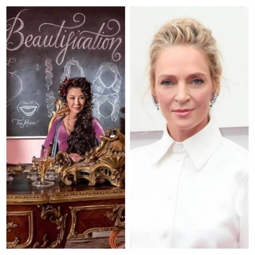 Michelle Yeoh (left) was not cast for 'Kill Bill' as director Quentin Tarantino felt no one 'would believe Uma Thurman (right) could kick your ass’. — Picture via Facebook/ Michelle Yeoh 楊紫瓊 & El Blog de Gus