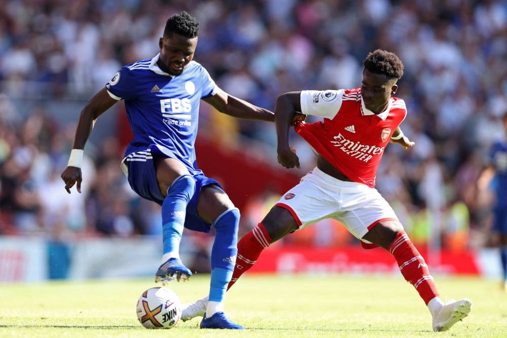 Bukayo Saka has two years remaining on his current deal, but the England winger’s emergence as a key figure in Mikel Arteta’s side has convinced Arsenal to open talks over improved terms. — AFP pic 