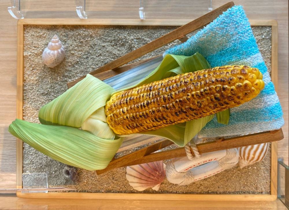 This photo taken on August 17, 2022 shows a plastic food sample in preparation for an exhibition hosted by Japan's Iwasaki Group in Tokyo. — AFP pic
