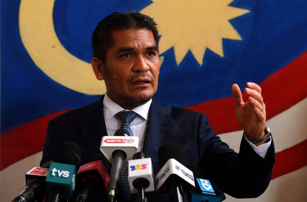 Senior Education Minister Datuk Radzi Jidin speaks at a media conference in Putrajaya, August 22, 2022. — Bernama pic 