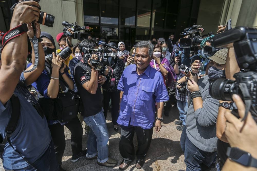 Former Terengganu mentri besar Datuk Seri Ahmad Said at Umno headquarters in Kuala Lumpur World Trade Centre (WTCKL) August 22, 2022. — Picture by Hari Anggara
