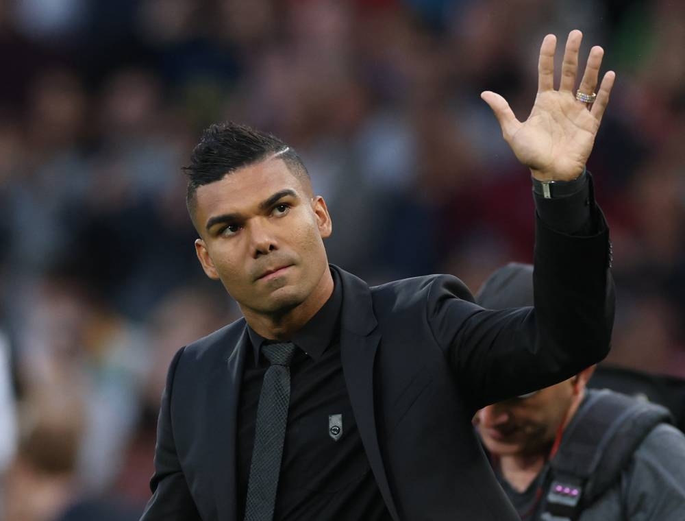 Casemiro, a tank-like destroyer at the base of Real Madrid’s midfield in five Champions League winning campaigns, was signed to bring some badly needed aggression, nous and resilience to the centre of the field. — Reuters pic  