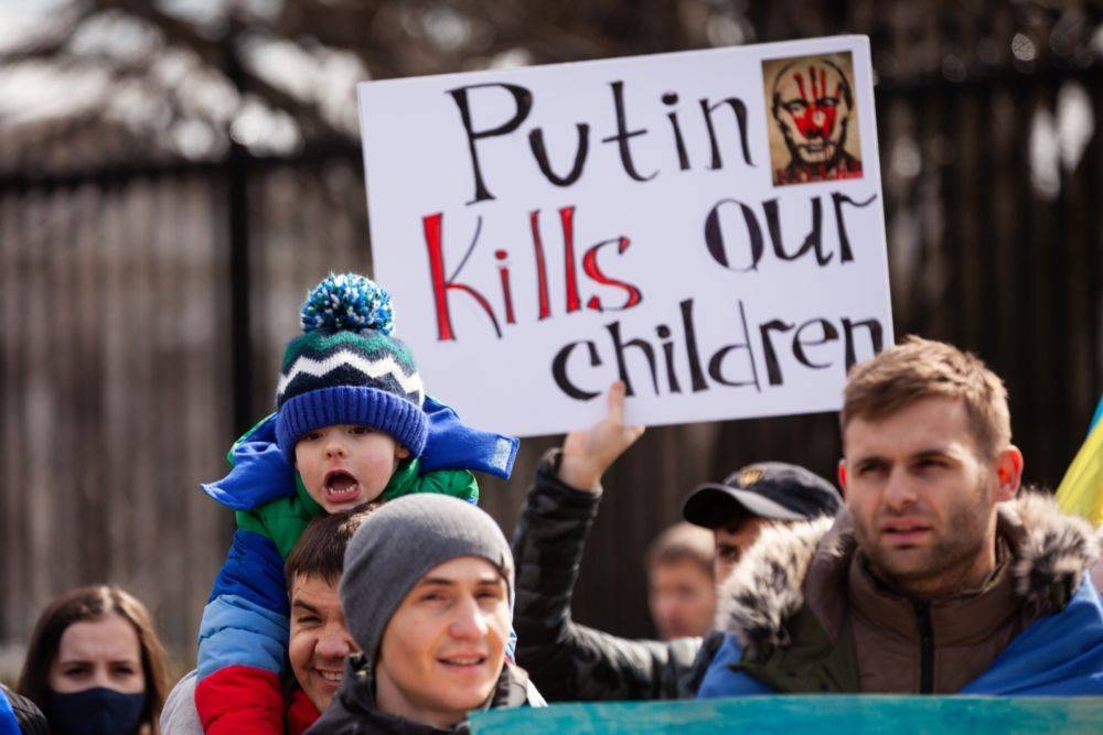Russia has been accused of forcibly adopting out Ukrainian children. — Reuters pic