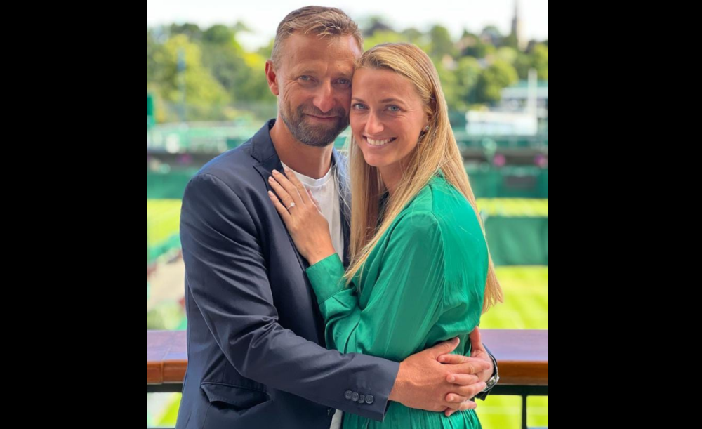 Kvitova tweeted the news of her engagement to former player Vanek three days after finishing runner-up at a WTA Tour 1000 tournament in Cincinnati. — Picture via Facebook