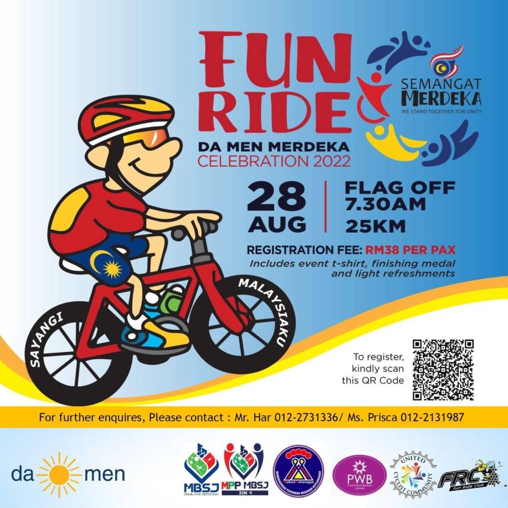 Pic 6: Get sweaty and burn off those calories this Merdeka season by taking part in various runs and cycling events. — Picture via Facebook/SJ Echo.