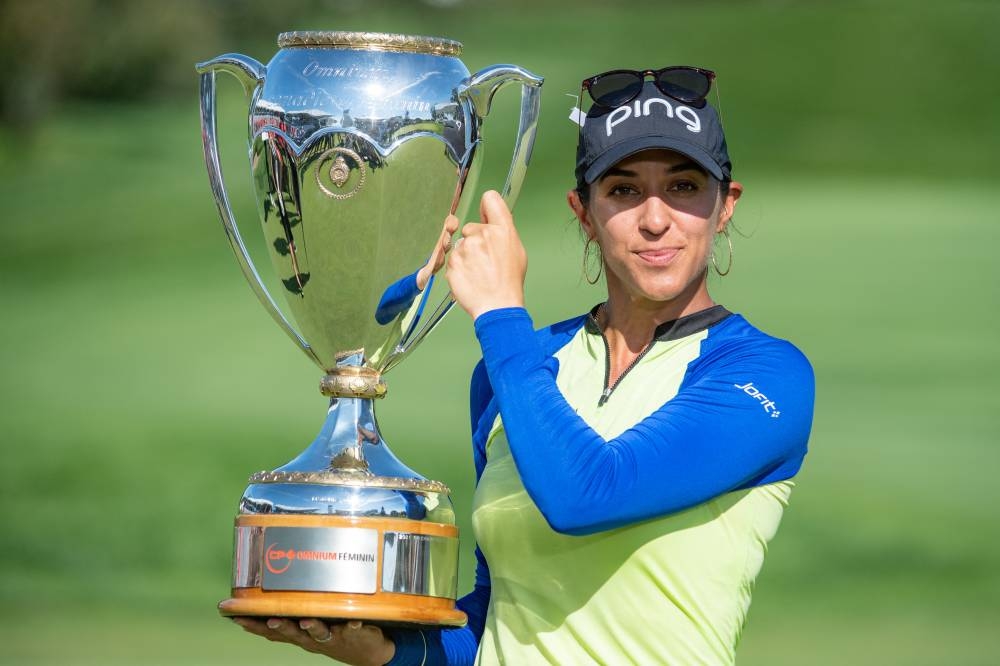 Paula Reto from South Africa wins the CP Women's Open golf tournament in Ottawa August 28, 2022. — Reuters pic