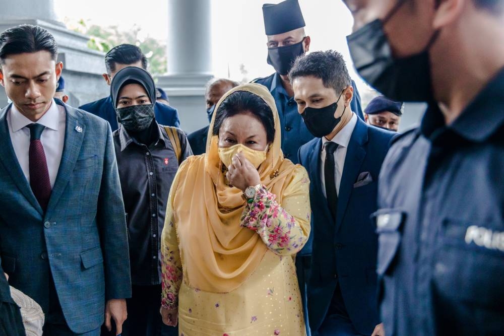 Datin Seri Rosmah Mansor is pictured at the Kuala Lumpur High Court September 1, 2022. — Picture by Firdaus Latif