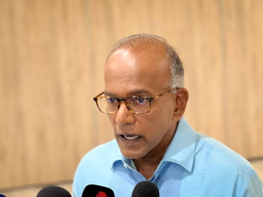 Shanmugam was being interviewed on the Malaysian news organisation Astro Awani’s ‘Consider This’ programme. — TODAY pic