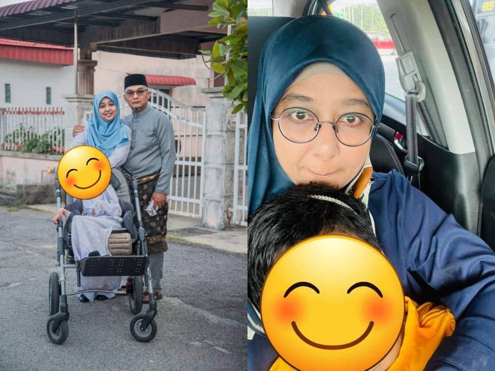 Malaysian mom, Norzalinda Hamzah has clapped back at an individual who claimed that her daughter’s cerebral palsy (CP) condition is contagious here in Batu Pahat, Johor. — Picture courtesy of Norzalinda Hamzah