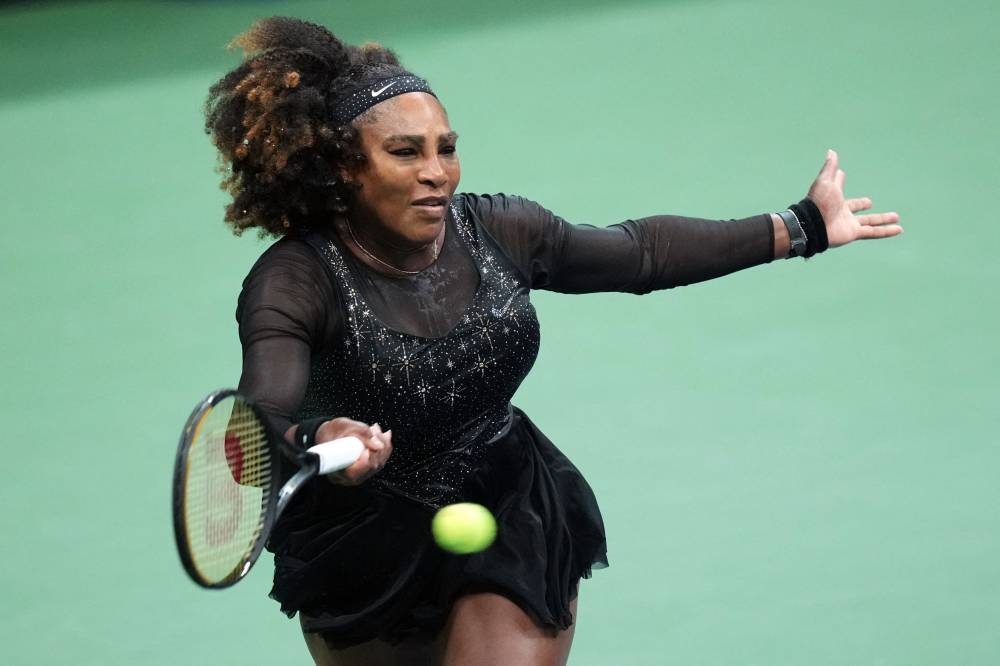 File photo of Serena Williams hits to Ajla Tomljanovic of Australia on day five of the 2022 US Open tennis tournament at USTA Billie Jean King Tennis Centre at Flushing Meadows in New York, September 2, 2022. — Reuters pic